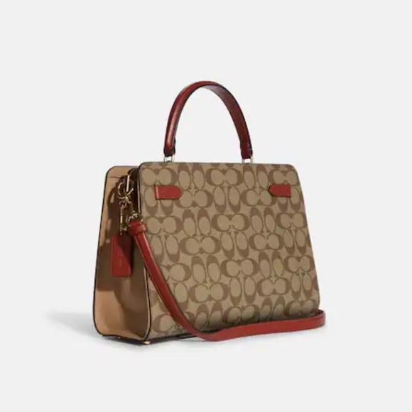 Coach Lane Carryall In Colorblock - Picture 2 of 5